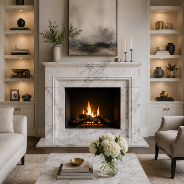 Service Card 5 — Fireplace Surrounds